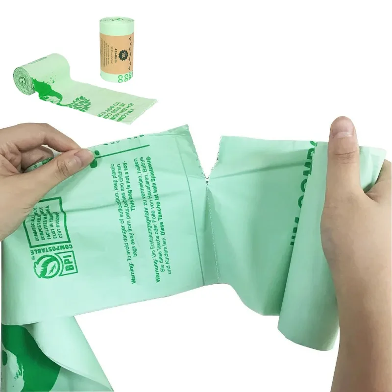 Biodegradable Trash Garbage Bags Household Compostable Garbage Bags Kitchen Garbage BagsEnvironmentally Friendly Trash Bags - Image 6