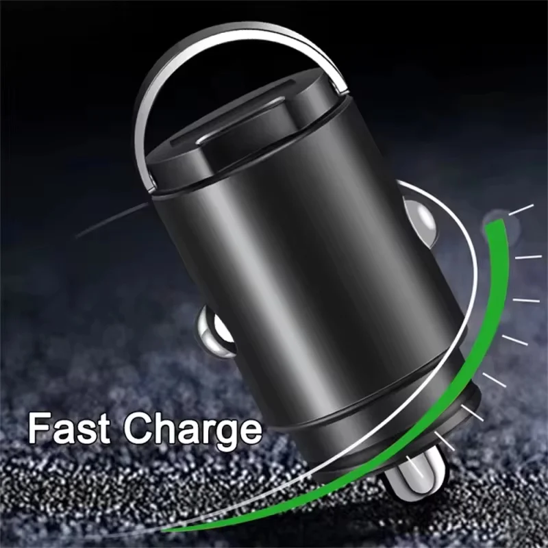 2025 Mini 100W PD QC Pull Ring Fast Charging Car Charger USB C Car Phone Charger Adapter For iPhone Xiaomi Samsung Huawei - Image 6