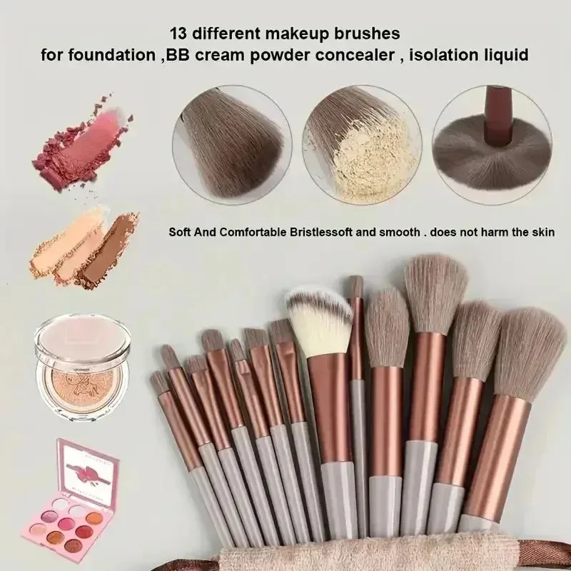 *Makeup Brush Set Soft Fluffy Professiona Cosmetic Foundation Powder Eyeshadow Kabuki Blending Make Up Brush Beauty Tool Makeup - Image 6