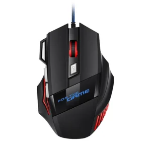 1 PC New Hyperspeed USB Gaming Mouse RGB Backlit Ergonomic Game Mice 7D Esports Wired Mouse for Laptop PC Gamer