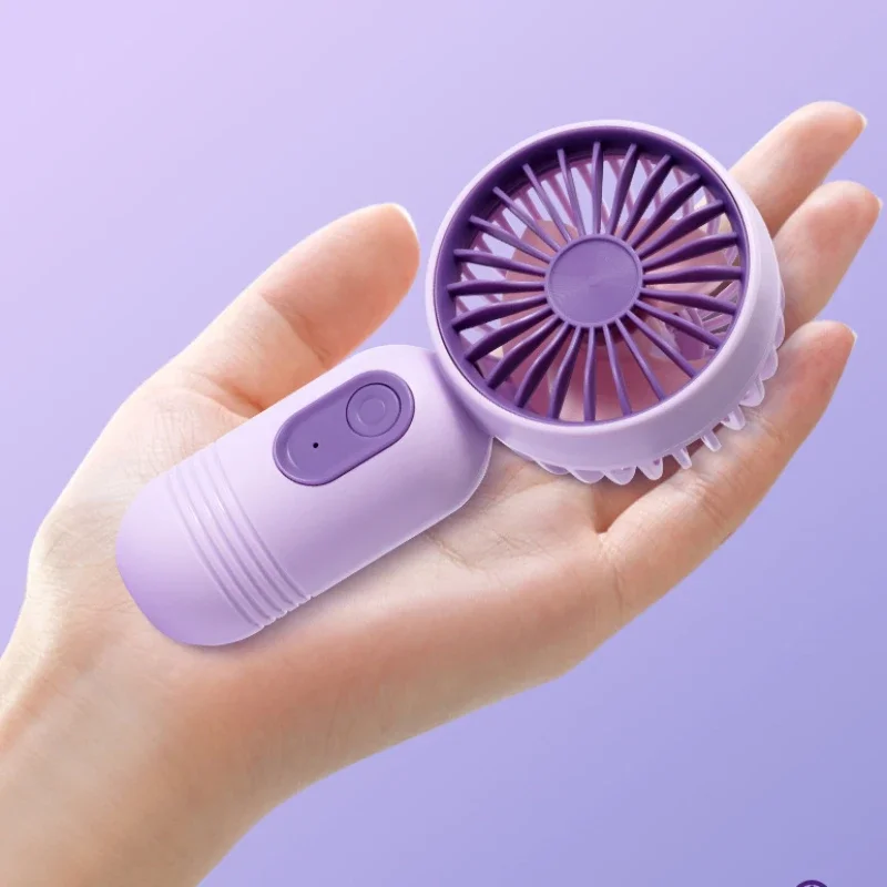 Mini Portable Fan USB Charging 3-speed - Handheld Fan for Men and Women Suitable for Office, Outdoor Travel, and Camping - Image 4