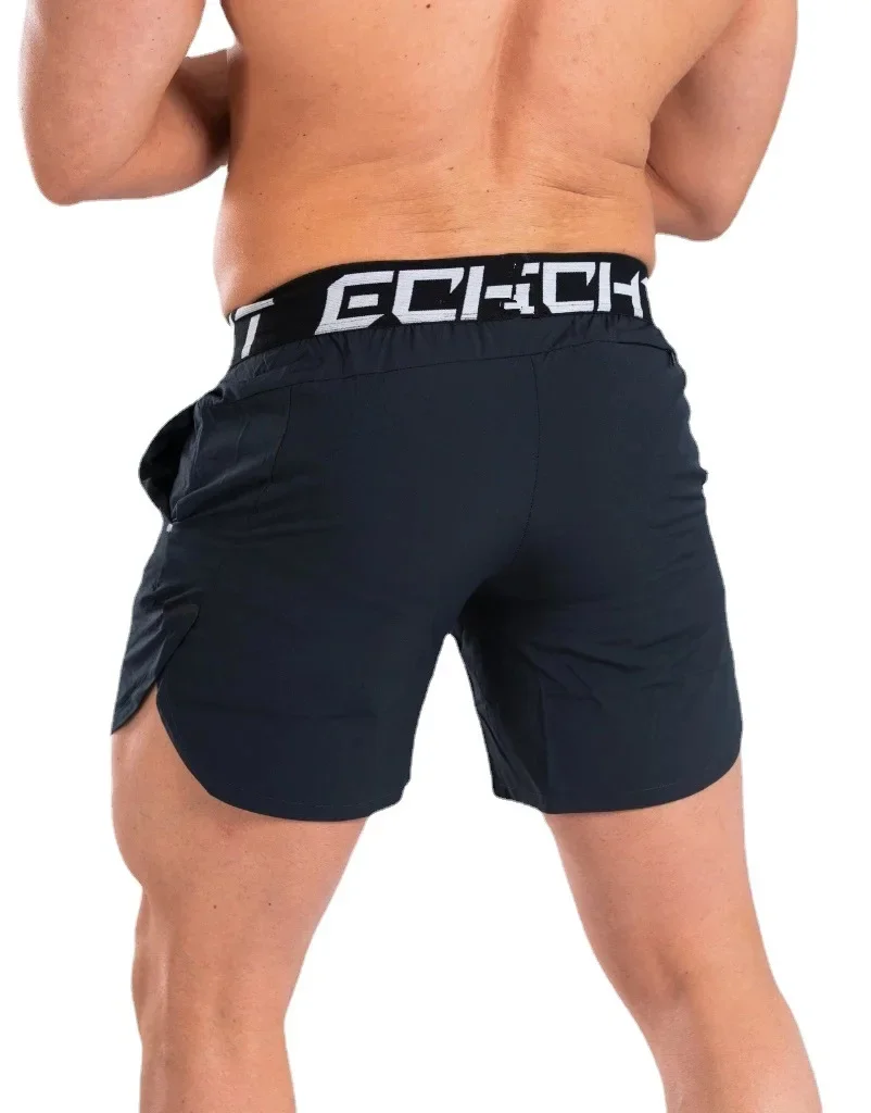 New Men Fitness Bodybuilding Shorts Man Summer Gyms Workout Male Breathable Quick Dry Sportswear Jogger Beach Short Pants - Image 4