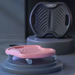 Four wheel sliding disc for abdominal health, home use abdominal compression and rolling wheel core strength fitness trainer