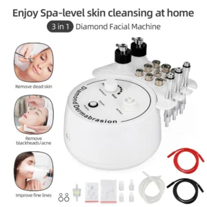 Foreverlily Diamond Microdermabrasion Dermabrasion Machine Water Spray Exfoliation Beauty Machine Wrinkle Face Peeling Machine