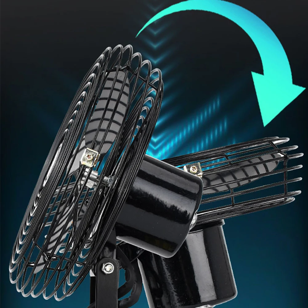 10000/20000mAh Camping Fan 6 Inches Wireless Outdoor Fishing Desktop Portable Metal Fan Strong Wind Fan Fit Makita 20V Battery - Image 2