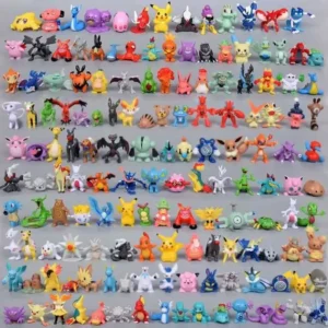 24-144pcs Pokemon Figure Model Pikachu Anime Dolls 2-3CM Ornamental Decoration Not Repeating Mini Model Toy Kids Christmas Gift