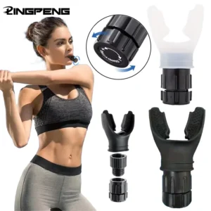 1pcs Breathing Exercise For Lungs Portable Breath Fitness Exerciser Device Endurance Workout With Adjustable Resistances