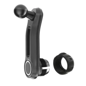 17mm Round Joint Extension Arm Female to Male Head Extender Rotating Rod for Car Air Outlet Vent Phone Stand