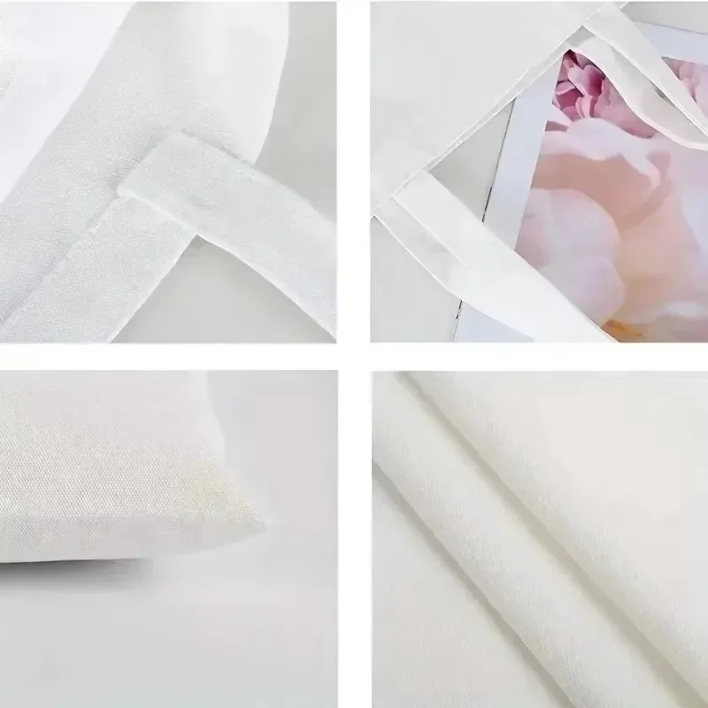 Kawaii Chiikawa Women's Handbag, Casual Large Capacity Shopping Bag ECO Fashionable Canvas Reusable Canvas Shoulder Bag Gift - Image 5