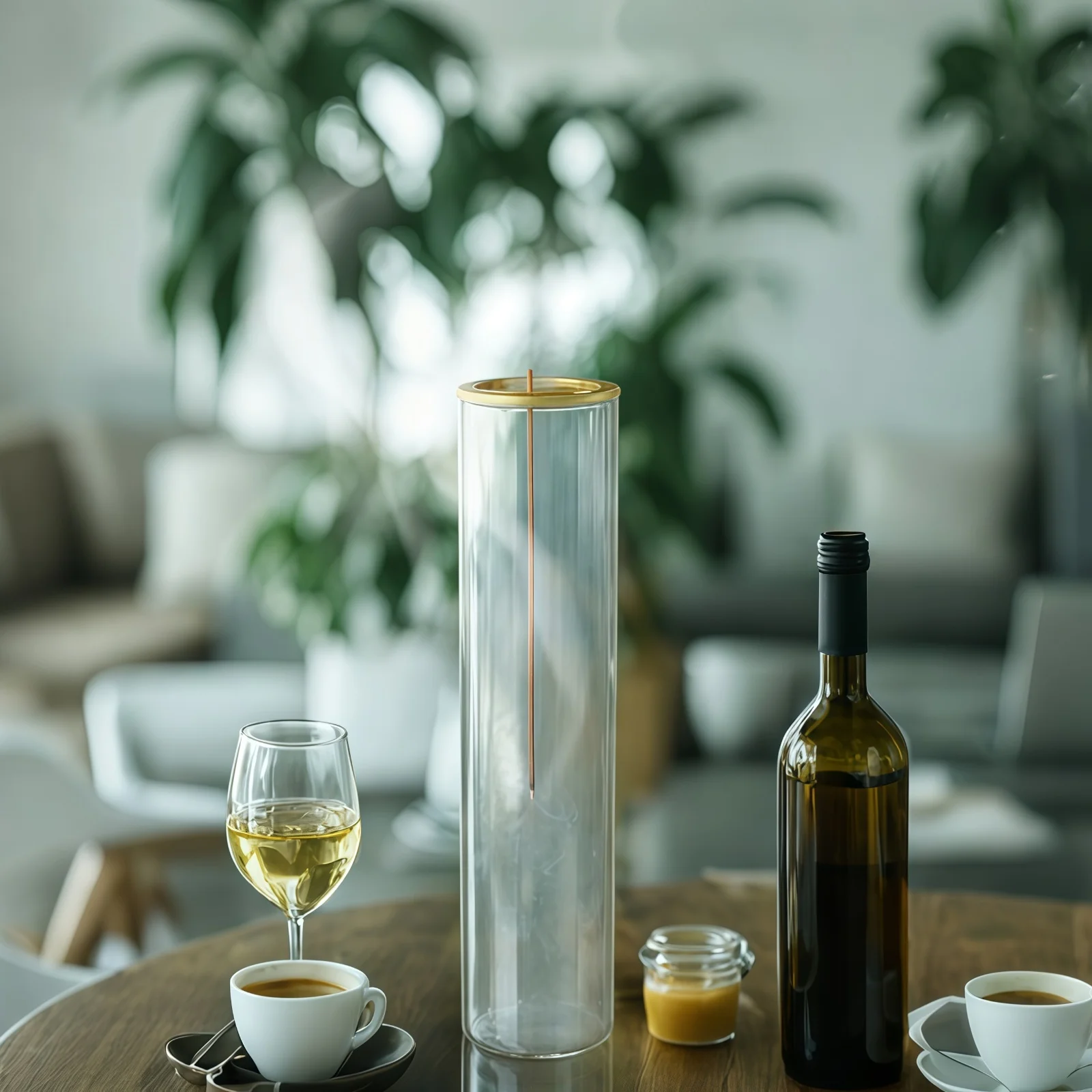 Incense Holder for Sticks, Modern Incense-Stick Burner Holder with Removable Glass Ash Catcher, for Home Decor Yoga Meditation - Image 4