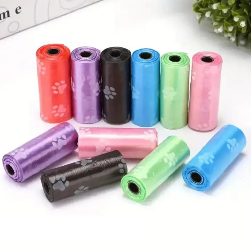 Dog Poop Bags Biodegradable Pet Garbage Bag Cat Doggie Outdoor Home Clean Refill Garbage Poop Bag Pet Supplies - Image 5