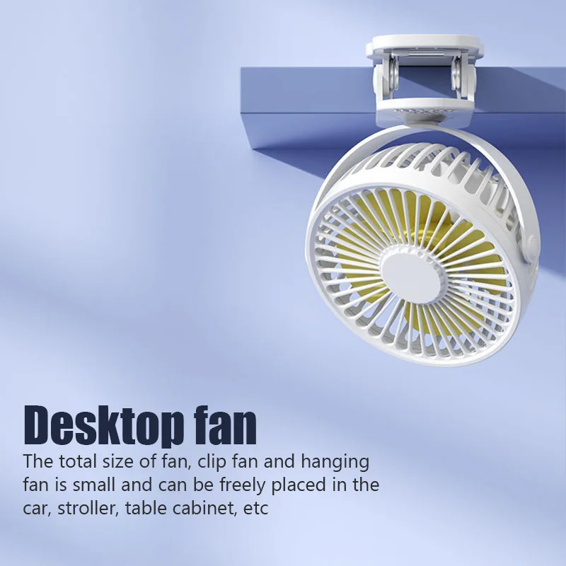 Portable Mini Hand Clip Fan USB Quiet Desktop Electric Fan High Quality Student Dormitory Small Cooling Ventilador fan Air Coole - Image 3
