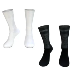2025 Aero Socks Anti Slip Silicone Cycling Socks Men Bicycle Sport Running Bike Socks Calcetines Ciclismo