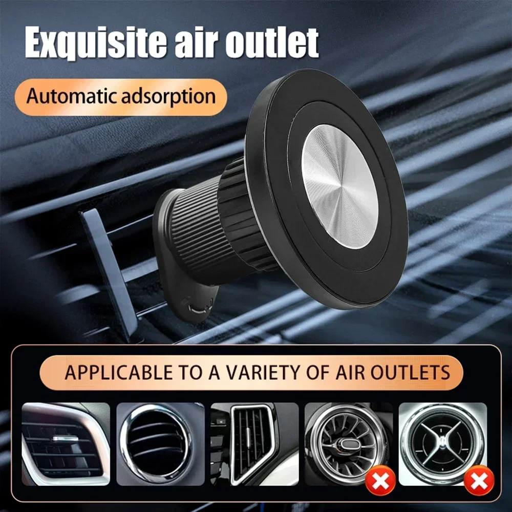 Universal 17mm Ball Head Base Magnet Brackets For MagSafe Car Mount Accessories Mini Magnetic Car Phone Holder Parts for iPhone - Image 6