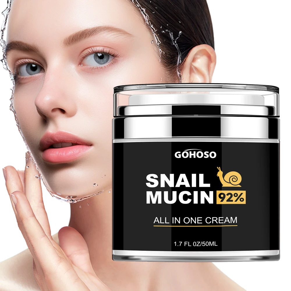 ENVISHA Skin Care Snail Mucus Facial Cream Firming Whitening Anti-Aging Moisturizing Hydrating Beauty Health Shrink Pores - Image 2