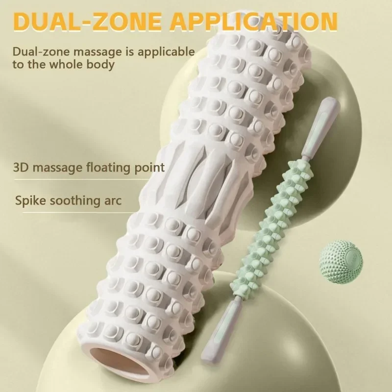 Yoga Foam Roller Pilates Yoga Exercise Back Muscle Massage Roller Stretching Exercise Yoga Fitness Training Roller Gym Fitness - Image 4