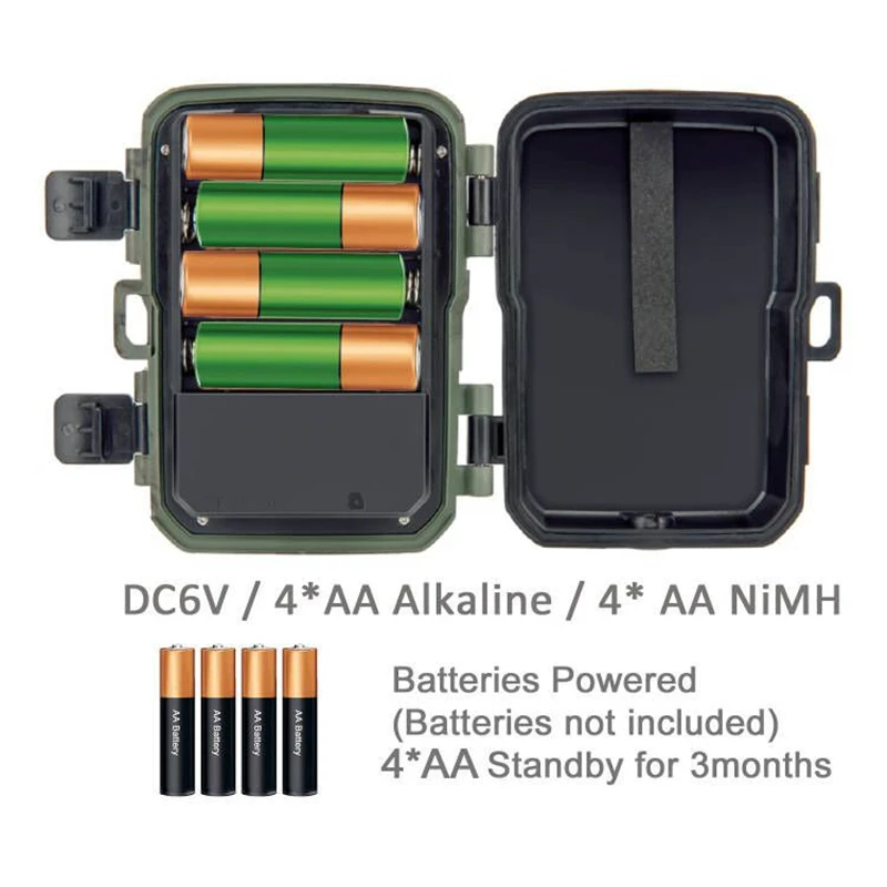 Hunting Trail Camera 24MP 1080P Outdoor Wildlife Cameras Surveillance Night Vision Photo Traps - Image 4