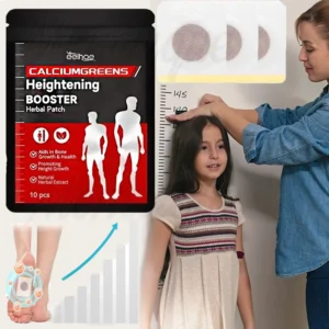 Height Growth Hormone Enhancer Plaster Grow Taller Foot Patch Bone Strength Calcium Vitamin D Supplements for Adults and Teen