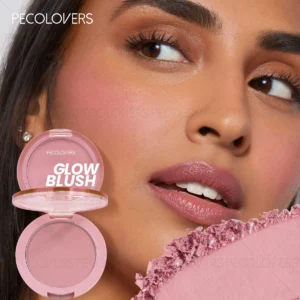 1PC Waterproof Blush Palette Pink Easy-to-Apply Natural 3D Makeup Look Blush Palette Matte Finishes in Red Hues Makeup Palette
