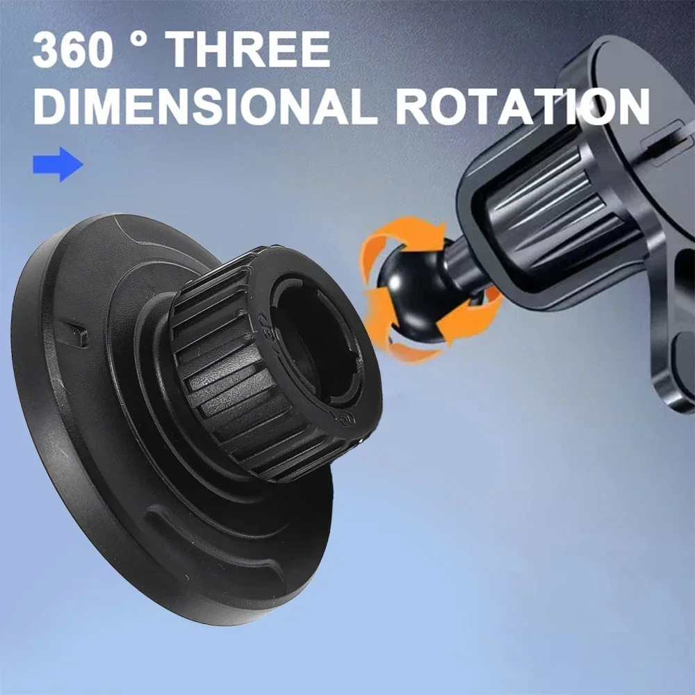 Universal 17mm Ball Head Base Magnet Brackets For MagSafe Car Mount Accessories Mini Magnetic Car Phone Holder Parts for iPhone - Image 5