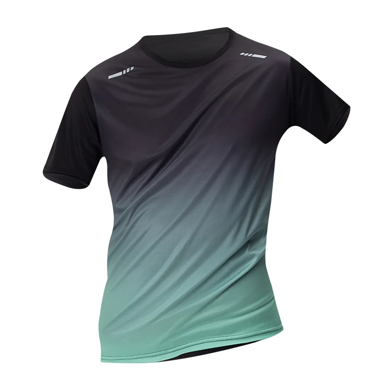 4/1/2 Pack Men's Gradient Quick-drying Sportswear Teenagers Leisure Joker Short-sleeved Multi-size Mixed-color Running Fitness T - Image 2