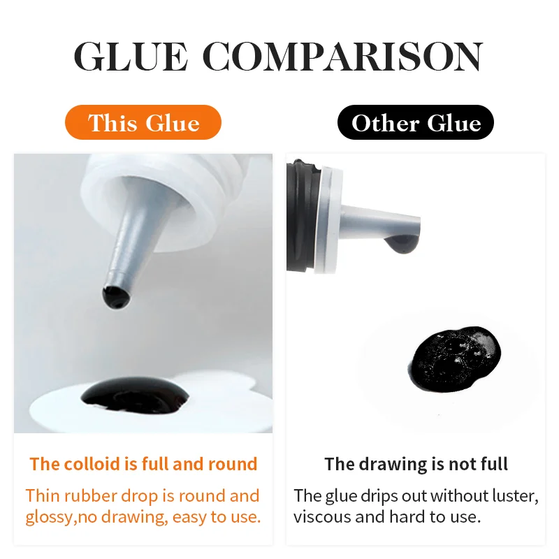 NATUHANA 5ml 1 Second Fast Drying Strong False Eye Lash Extension Glue Adhesive Retention 5-7 Weeks Low Smell Mink Eyelash Glue - Image 2