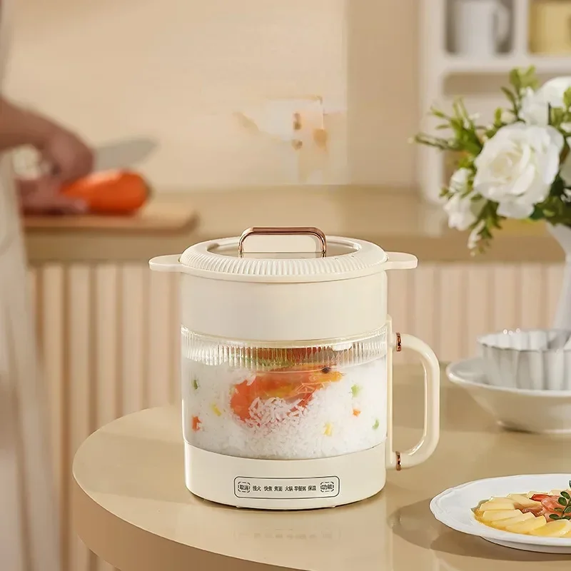 Glass Electric Stew Pot Mini Small Porridge Soup Automatic Ceramic Glaze Electric Hot Pot EU/AU Plug - Image 2