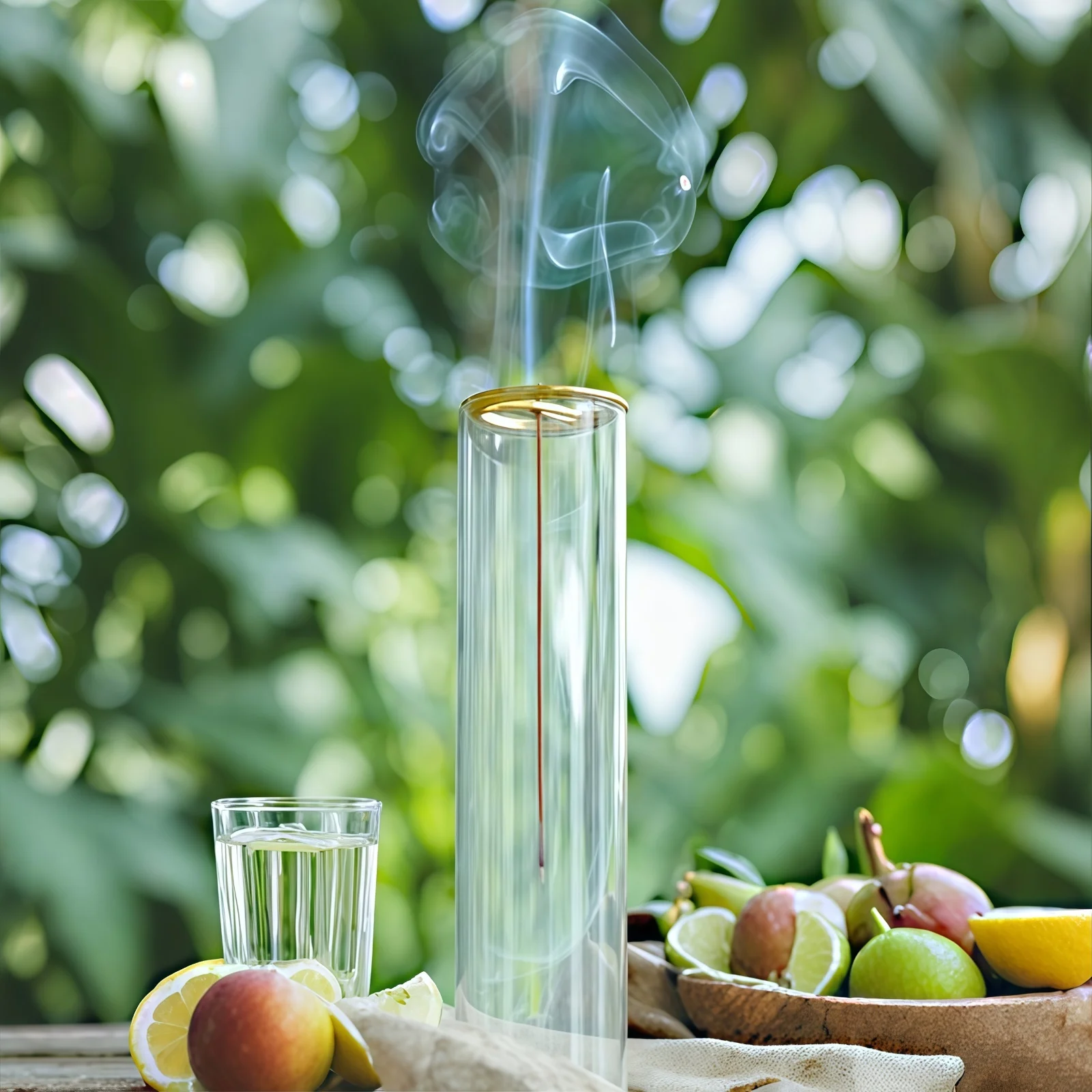 Incense Holder for Sticks, Modern Incense-Stick Burner Holder with Removable Glass Ash Catcher, for Home Decor Yoga Meditation - Image 3