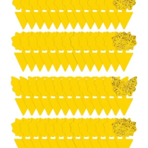 36 Pieces/set of Yellow Insect Traps, Garden Flower Traps, Traps to Eliminate Pests, Small Flying Insects, Small Black Flying in