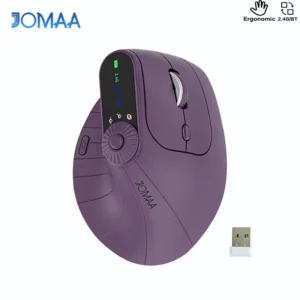 Ergonomic Mouse 2.4G Wireless BT Mouse,Task Window Switching ,Adjustable DPI, Lightweight for Laptop,Desktop,PC,MacBook