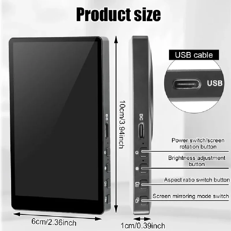 Phone Selfie Monitor Screen Wireless Magnetic Mount Vlog Phone Rear Camera Selfie WiFi Bluetooth Connection for Selfie Live - Image 6