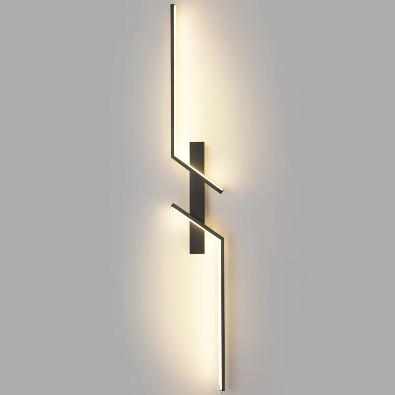 Modern Creative Strip Led Wall Light Minimalist Bedroom Bedside Wall Sconce Led Lights Living Room TV Sofa Background Wall Lamp - Image 5