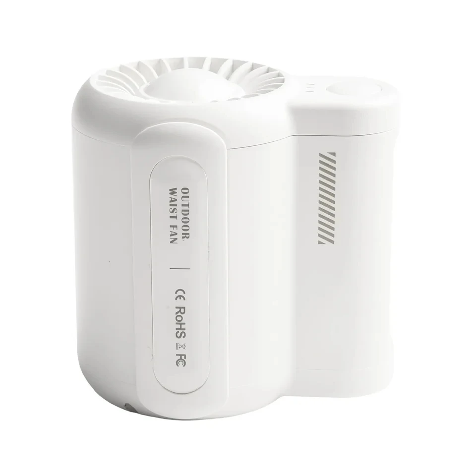 Portable Rechargeable Waist Fan Mini Personal Summer Cooling Fan For Travel Outdoor Sports With 4500Mah Battery - Image 4