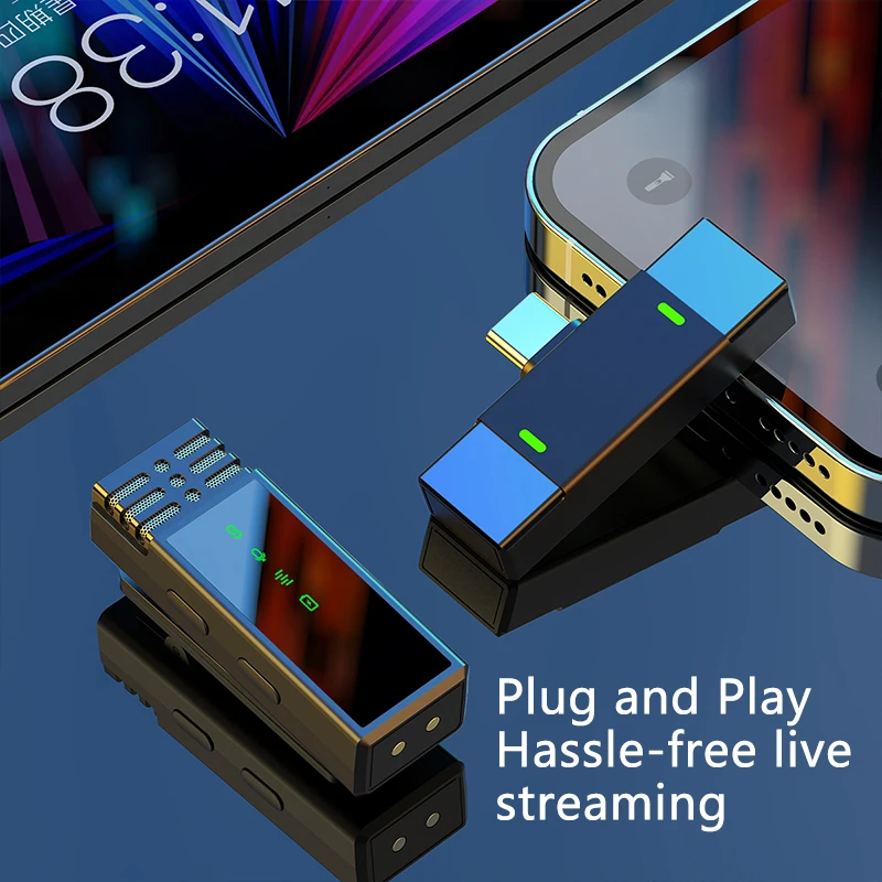 Wireless Lavalier Microphone Portable Audio Video Recording Noise Cancelling Mini Mic for Vlog Interview Live Streaming - Image 6