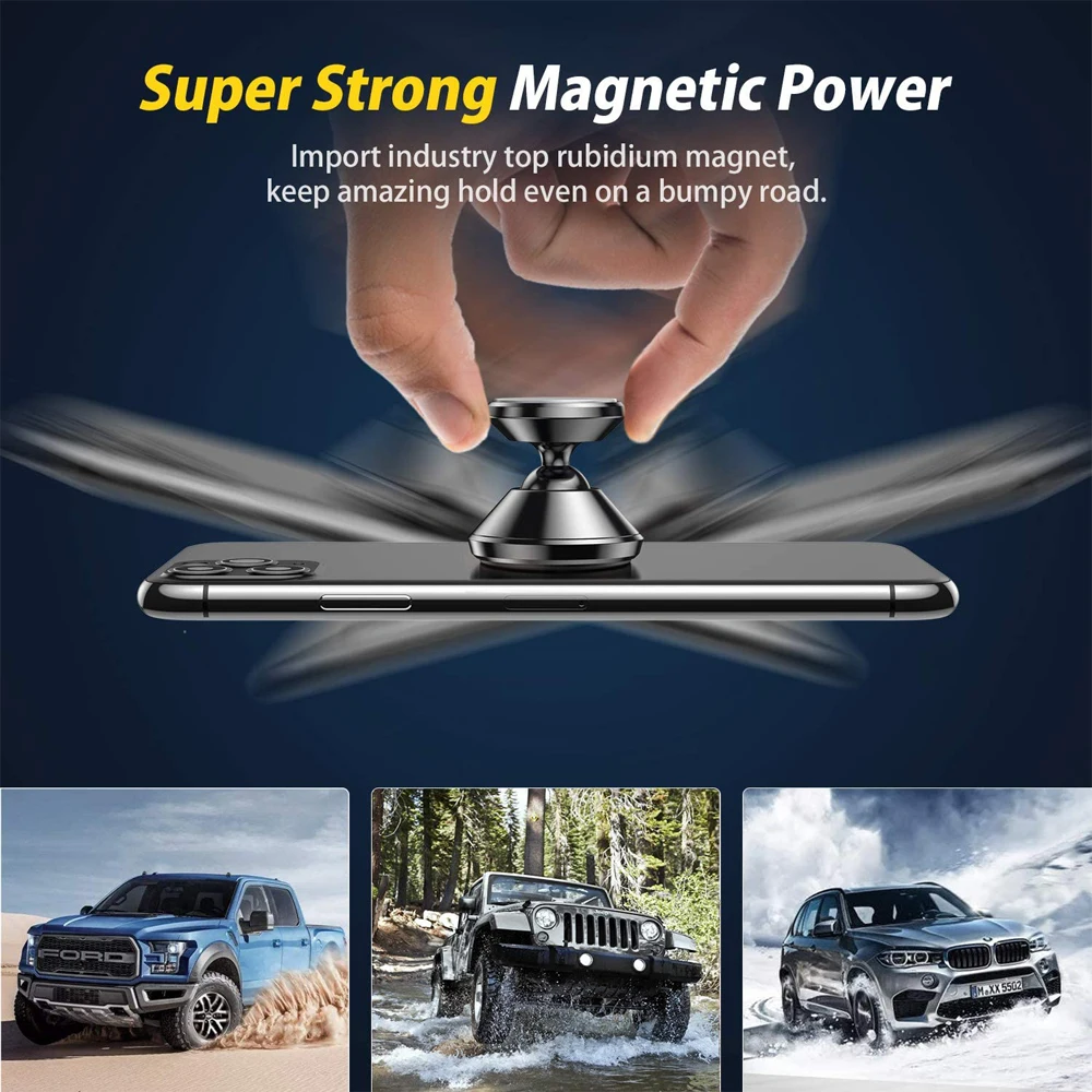 Magnetic Car Phone Holder Magnet Mount Mobile Cell Phone Stand GPS Support For iPhone 14 13 12 Pro Xiaomi Huawei Samsung Oneplus - Image 6