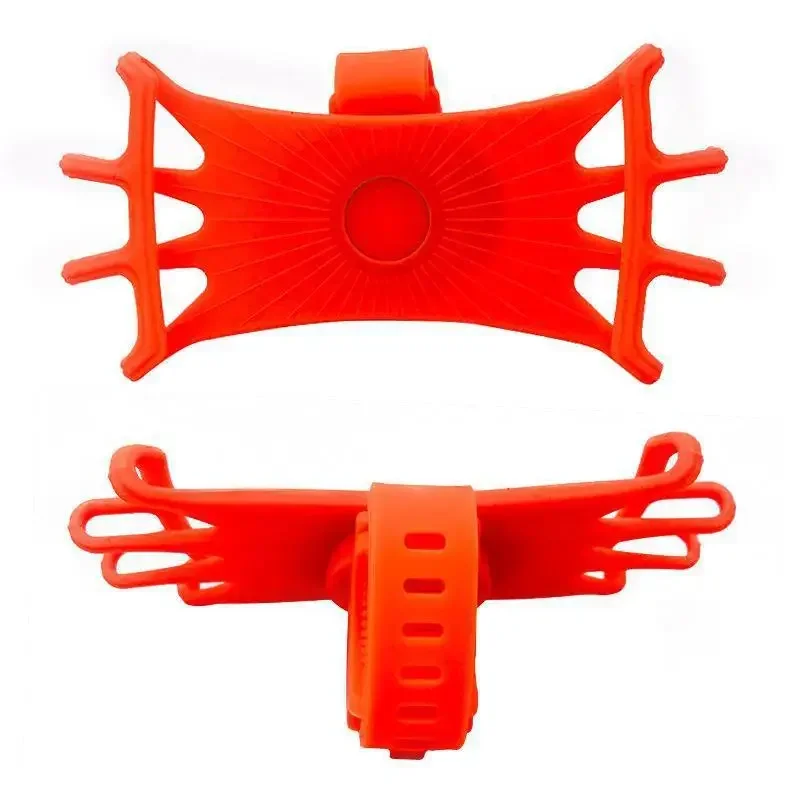 360 Rotatable Mobile Phone Bicycle Motorcycle Holder Bike Safe Bracket Silicone Support Silicone Pull Type For All Phone Stand - Image 4