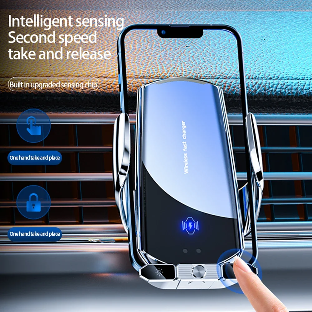 Wireless Charger Car Auto Magnetic Air Vent Phone Holder For iPhone 16 15 14 13 Samsung Xiaomi Induction Fast Charging Station - Image 2