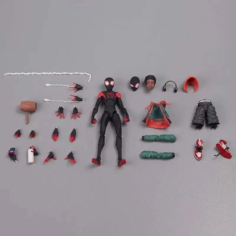 Marvel SHF Spider-Man Parallel Universe 2 Across the Universe Miles Movable Boxed Figure Model - Image 4