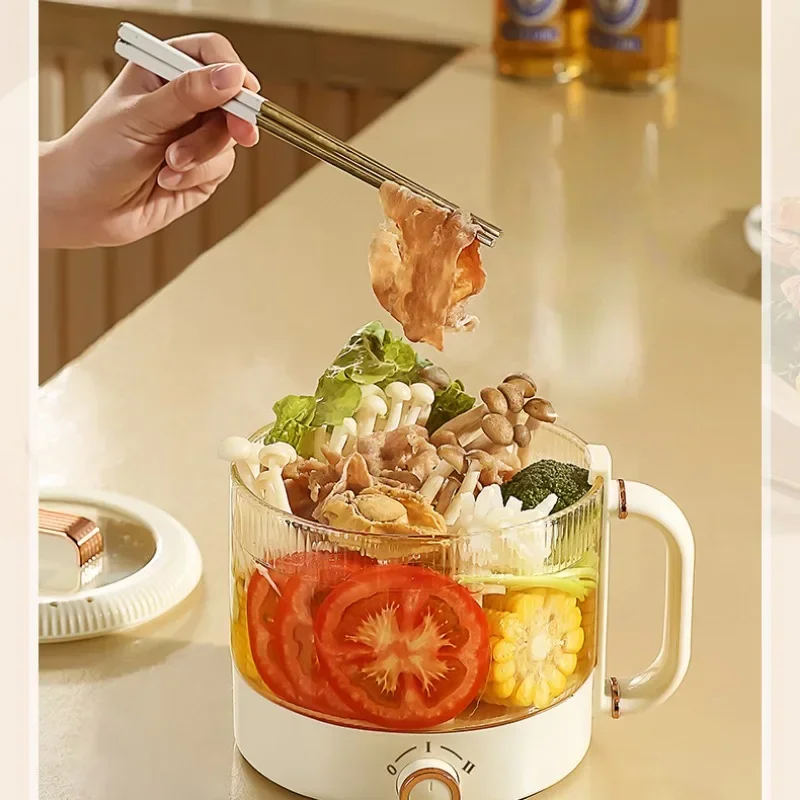 Glass Electric Stew Pot Mini Small Porridge Soup Automatic Ceramic Glaze Electric Hot Pot EU/AU Plug - Image 5