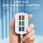 Multi 6 Ports USB Phone Charger Power Strip Universal Adapter Fast Quick Charging Head Socket Wall Charger Socket HUB Splitter