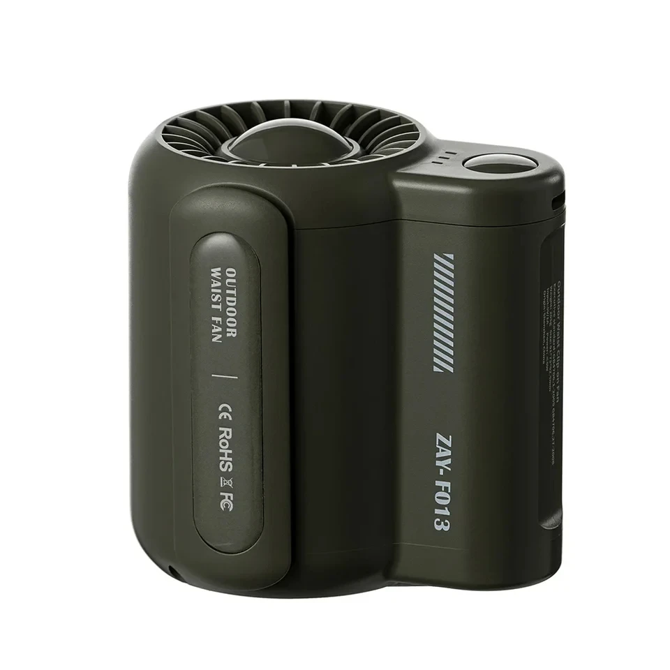 Portable Rechargeable Waist Fan Mini Personal Summer Cooling Fan For Travel Outdoor Sports With 4500Mah Battery - Image 3