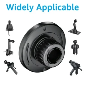 Universal 17mm Ball Head Base Magnet Brackets For MagSafe Car Mount Accessories Mini Magnetic Car Phone Holder Parts for iPhone