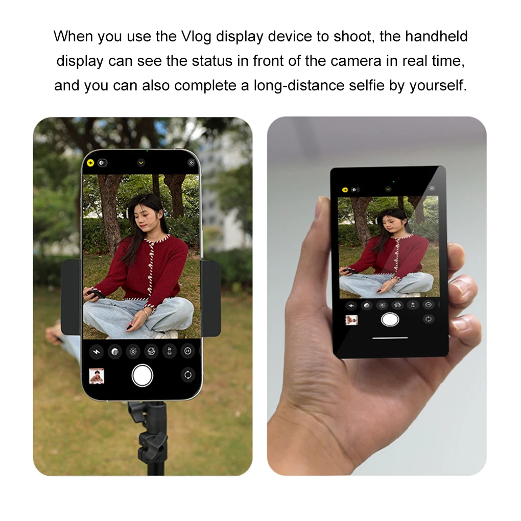 Smartphone Wireless Magnetic Monitor Screen For Smartphone Vlog Live Stream Video Recording Screen Phone Rear Camera Selfie New - Image 5