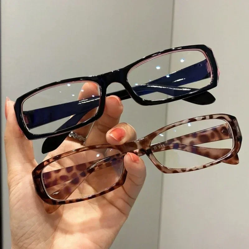Japanese Korean Small Square Frame Glasses Women Retro Harajuku Eyeglasses Clear Reading Spectacle Blue Light Blocking Eyewears - Image 4