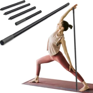 Yoga Stick Adjustable Stretching Stick for Mobility Flexibility and Balance Versatile Exercise Stick for Fitness Rehabilitation