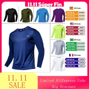 Men Women Quick Dry Long Sleeve Sport T Shirt Gym Jerseys Fitness Shirt Trainer Running T-Shirt Teenager Breathable Sportswears