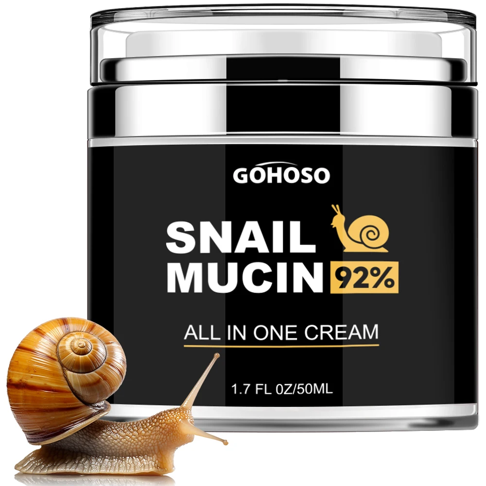 ENVISHA Skin Care Snail Mucus Facial Cream Firming Whitening Anti-Aging Moisturizing Hydrating Beauty Health Shrink Pores - Image 5