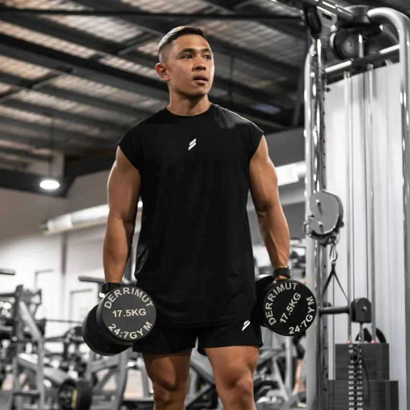 Sleeveless T-shirt Men Quick-drying Fitness Bodybuilding Shirt Male Fashion Basketball Vest Mesh Breathable Summer Gym Tank Men - Image 6