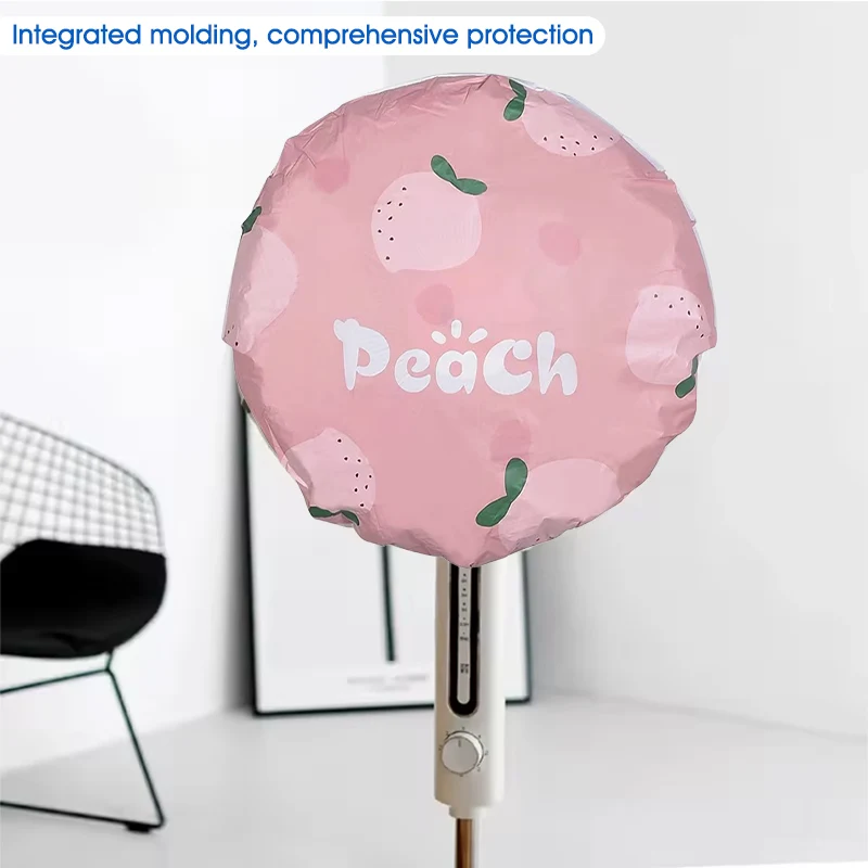 Round Electric Fan Dust Cover Waterproof Fan Cover Washable Damp-Proof Protector Universal Floor-standing Electric Fan Cover - Image 4