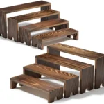 Wooden Tiered Riser Display Stands for Vendor Events Stackable Wooden Cupcake Stand Farmhouse Decor Wood Dessert Table Display